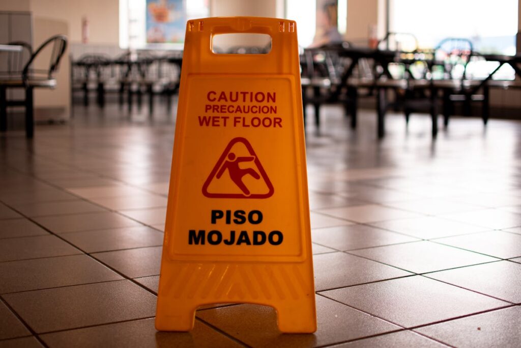 Caution sign